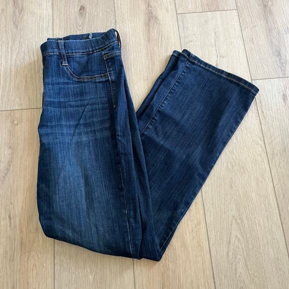 Judy Blue Women’s Pull On Dark Wash Boot Cut Jeans Sz 13/31 - Picture 1 of 9
